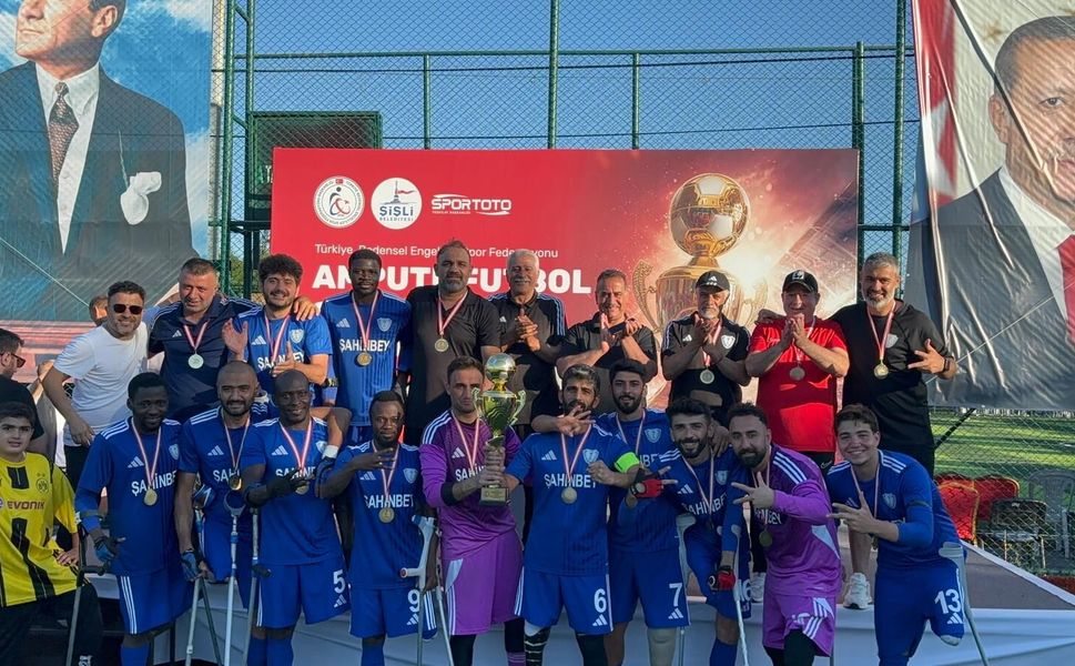 Şahinbey Ampute’den tarihi başarı: 3 kupa birden
