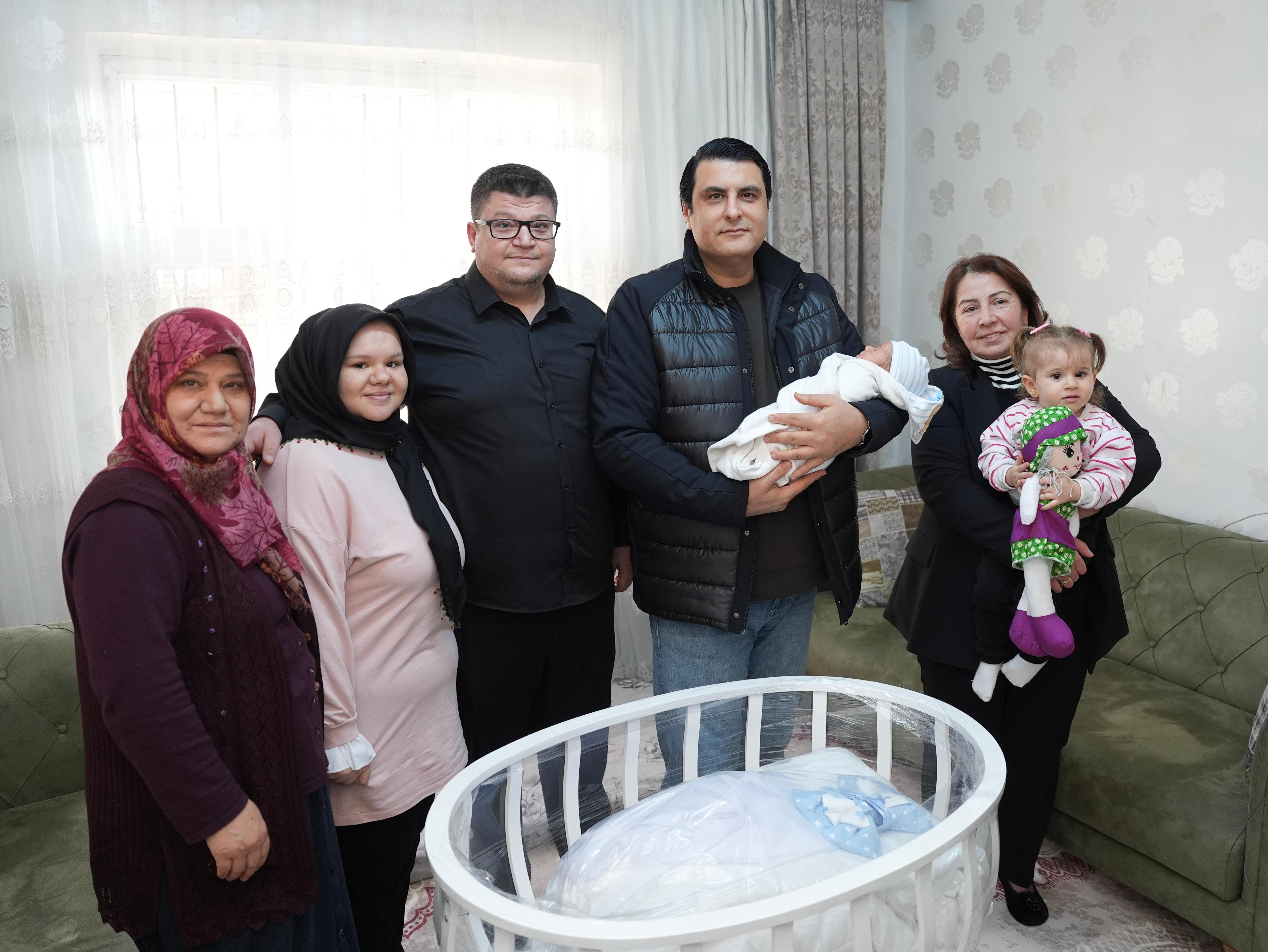 BAŞKAN YILMAZ’DAN UMUT BEBEĞE ZİYARET