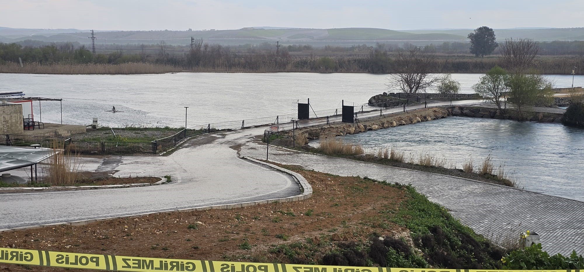 Yağışlar sonrası Fırat Nehri’nde su seviyesi yükseldi