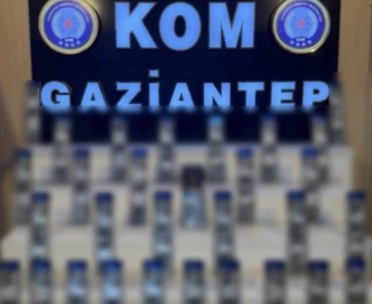 Gaziantep’te 36 adet sahte plaka ele geçirildi