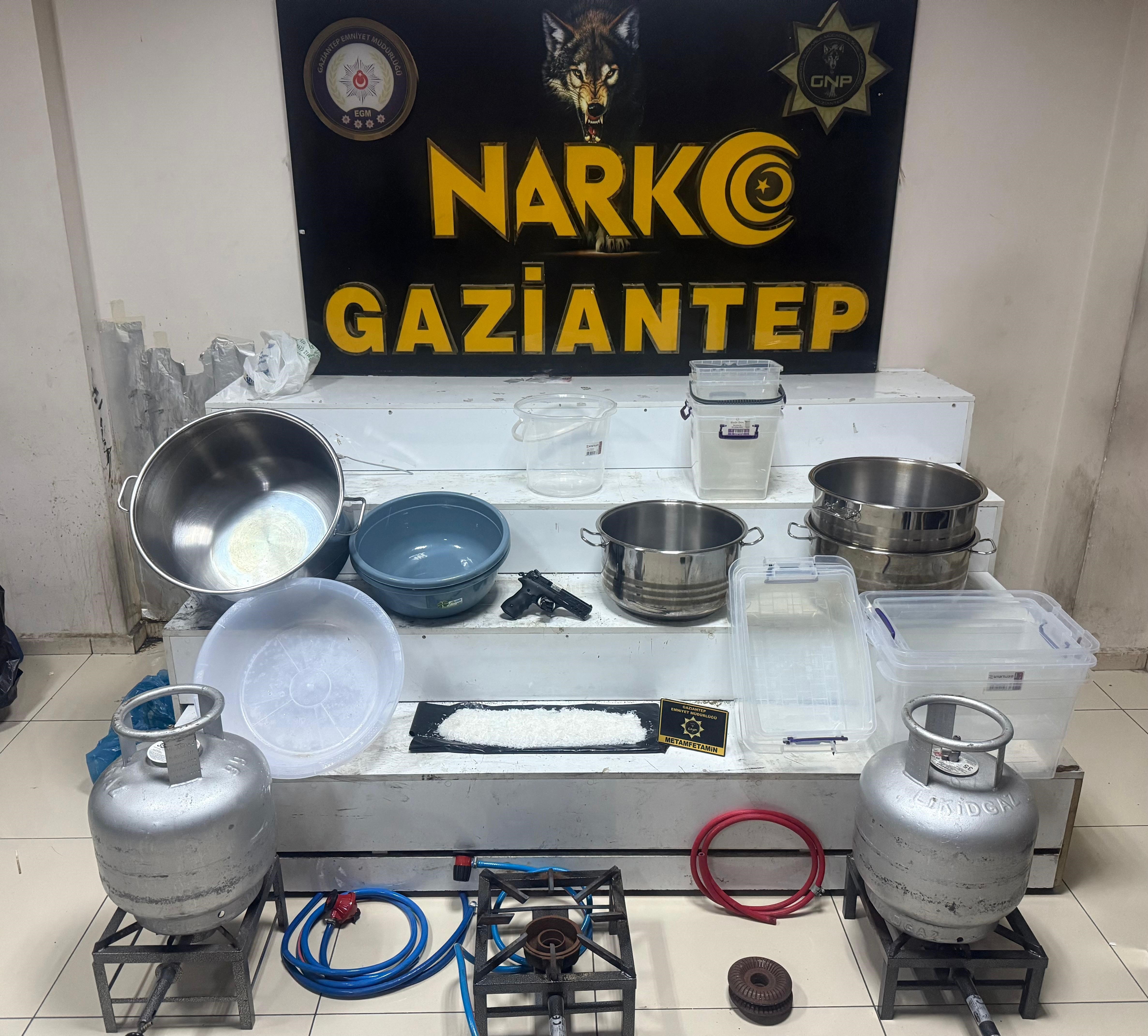 Gaziantep'te yasaklı madde operasyonu: 4 tutuklama