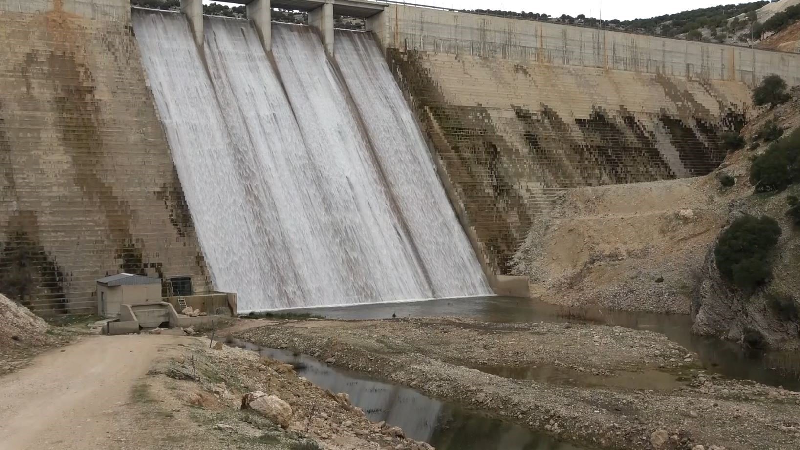 Gaziantep'te barajlar doldu taştı