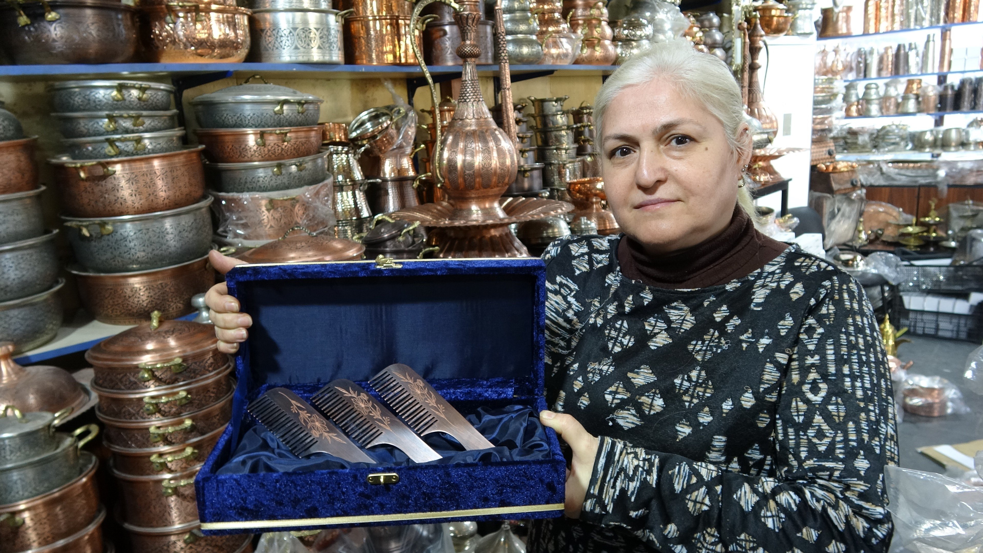 Yeni trend ürün bakır taraklara büyük ilgi