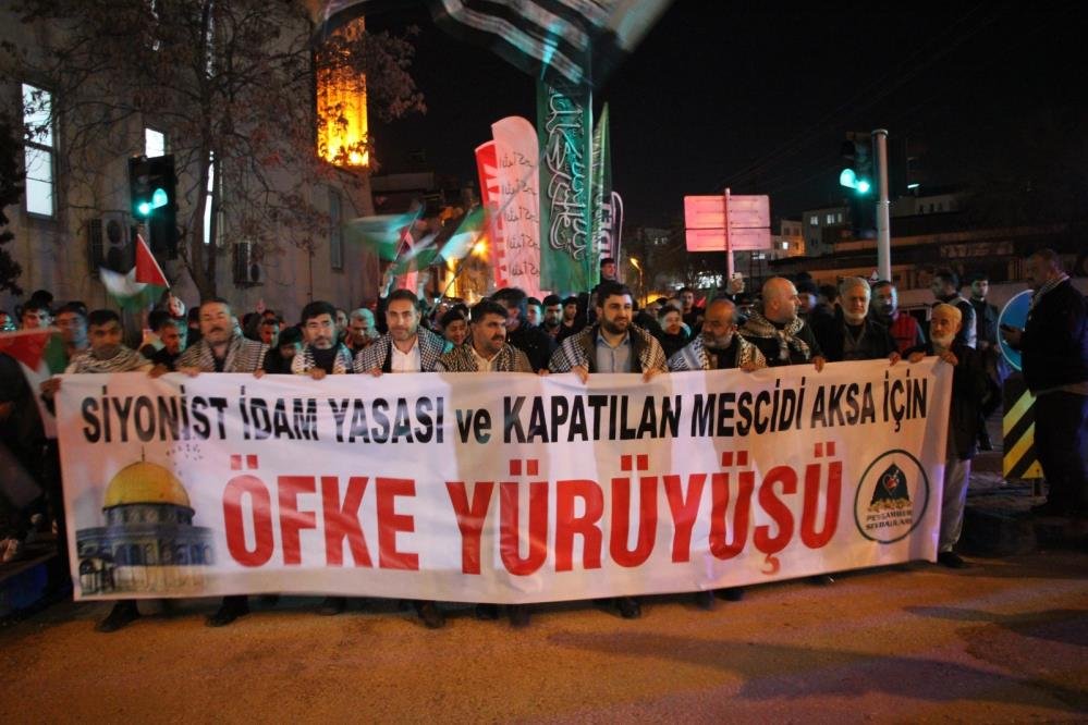 Gaziantep'te Filistin'e destek yürüyüşü düzenlendi