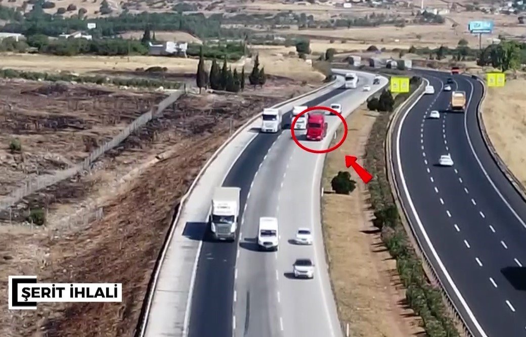 Jandarmadan trafikte dron destekli denetimi